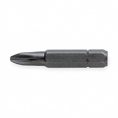 Insert Bit SAE 1/4 Hex #1 1 S2 Steel MPN:J60002