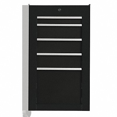 High Gloss Black Heavy Duty Side Cabinet MPN:J551934-5BK-SC