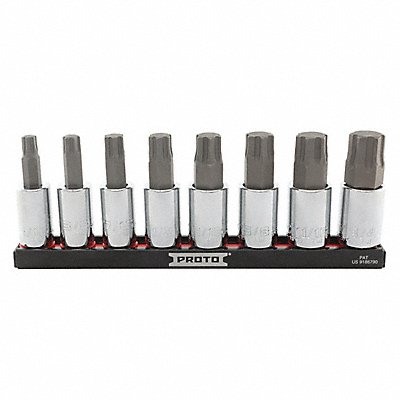 Socket Bit Set Steel DrSz 1/2 in MPN:J5441R8SAE