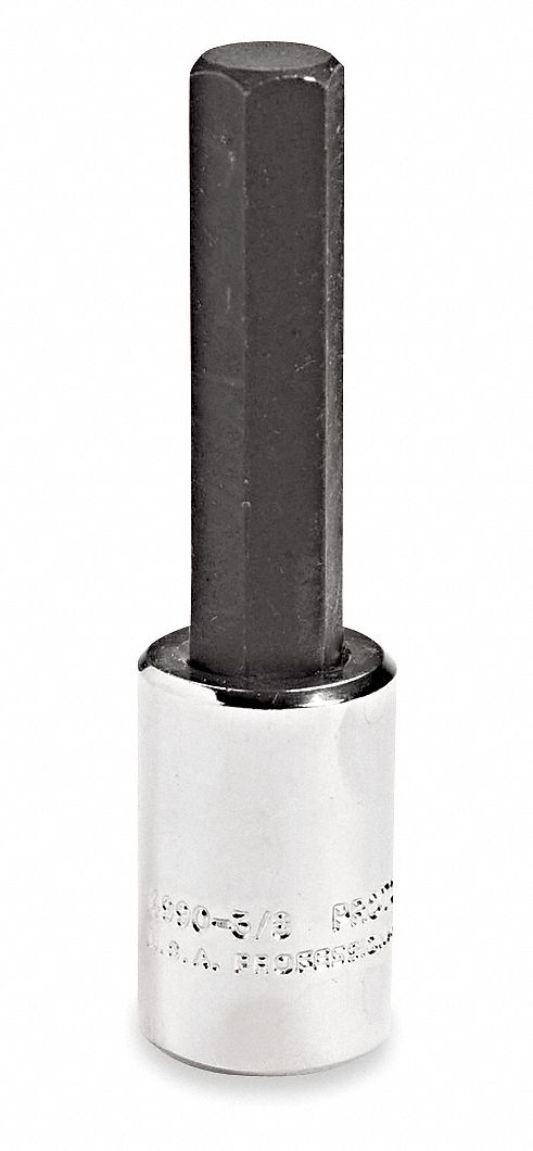 Socket Bit Steel 3/8 in TpSz 7/32 in MPN:J49907/32