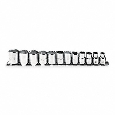 Socket Set Chrome 8 mm to 19 mm 6Pt MPN:J52212