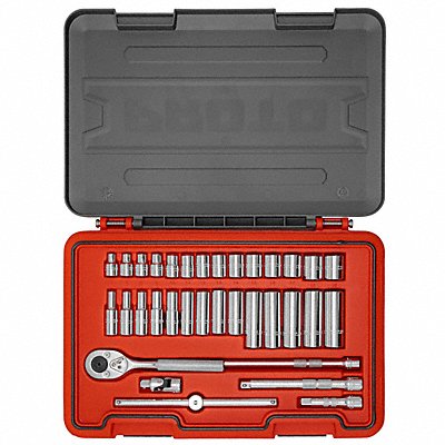 Socket Set 3/8 Drive 34 pcs. Metric MPN:J52234S