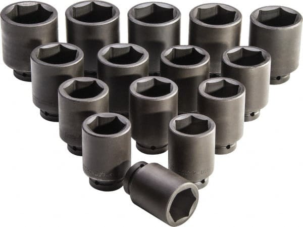 Deep Impact & Standard Socket Set: 15 Pc MPN:J76115