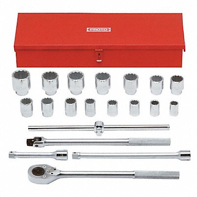 Socket Set Chrome 3/4 in Drive Size MPN:J55102A