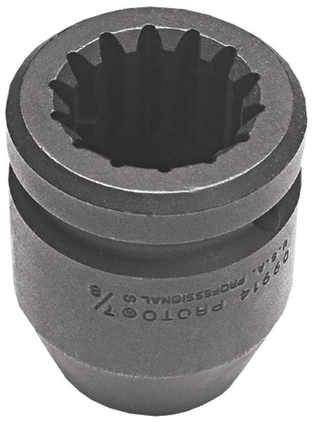 Spline Drive Impact Socket: 1-3/8