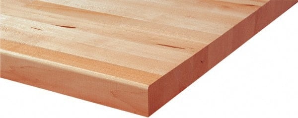 Tool Case Worktop: Solid Maple with Laminated Edge Hardwood MPN:J4534-HWT