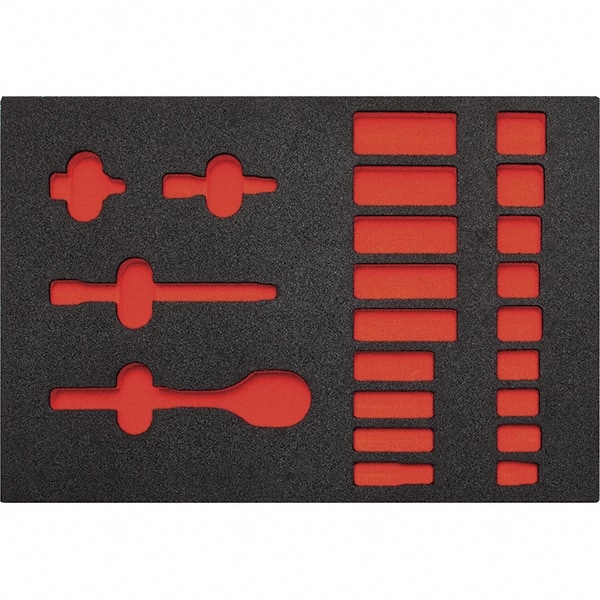 Tool Box Case & Cabinet Inserts, Compartment Depth (Inch): 16 , Compartment Height (Inch): 1-1/4  MPN:J52134F