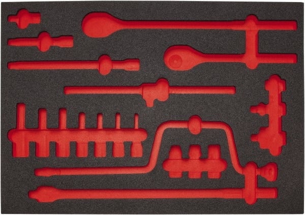 Tool Box Case & Cabinet Inserts, Compartment Depth (Inch): 16 , Compartment Height (Inch): 2-1/2  MPN:J54132F