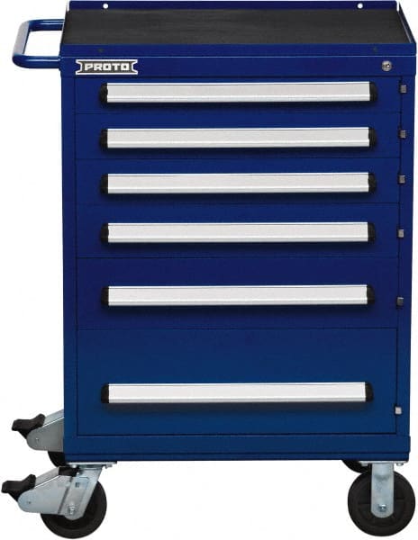 Steel Tool Roller Cabinet: 6 Drawers MPN:J563042-6BL