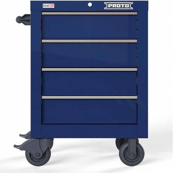 Steel Tool Roller Cabinet: 4 Drawers MPN:JSTV2739RS04BL