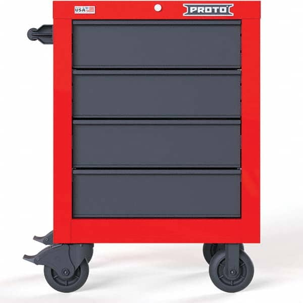 Steel Tool Roller Cabinet: 4 Drawers MPN:JSTV2739RS04RG