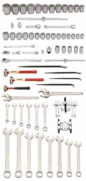 Combination Hand Tool Set: 71 Pc, Master Tool Set MPN:J98300