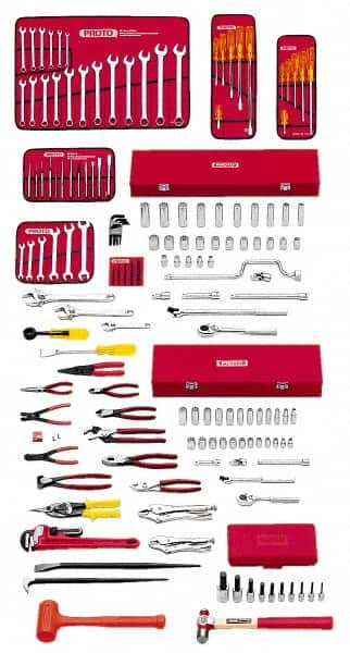 Combination Hand Tool Set: 157 Pc, Intermediate Tool Set MPN:J99430