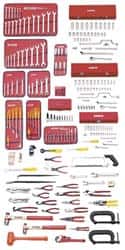 Combination Hand Tool Set: 229 Pc, Intermediate Tool Set MPN:J99550