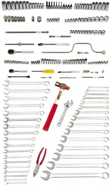 Combination Hand Tool Set: 179 Pc, Mechanic's Tool Set MPN:J99900