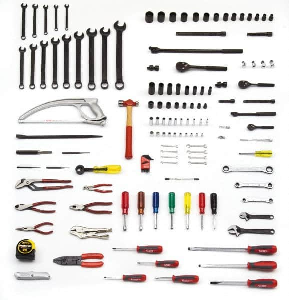 Combination Hand Tool Set: 141 Pc, Railroad Tool Set MPN:JTS-0141RR