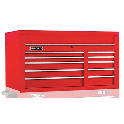 Gloss Red Heavy Duty Top Chest MPN:J555027-10RD