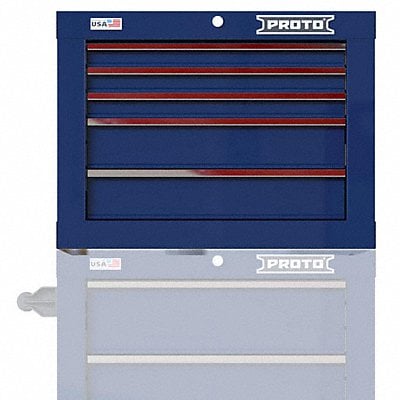 Gloss Blue Heavy Duty Top Chest MPN:JSTV2720CS05BL