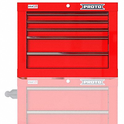 Gloss Red Heavy Duty Top Chest MPN:JSTV2720CS05RD