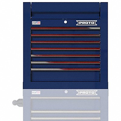 Gloss Blue Heavy Duty Top Chest MPN:JSTV2728CS07BL