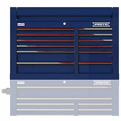 Gloss Blue Heavy Duty Top Chest MPN:JSTV4228CD12BL