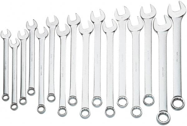 Combination Wrench Set: 16 Pc, Inch MPN:J1200F-HD