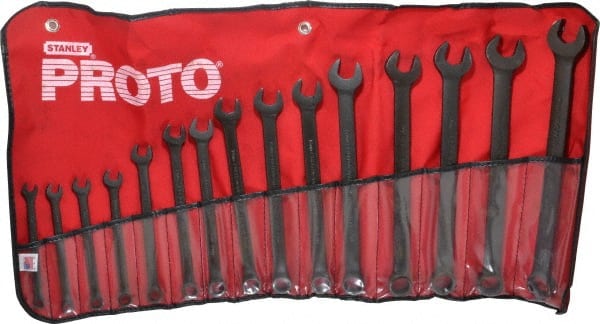 Combination Wrench Set: 15 Pc, Metric MPN:J1200F-MBASD