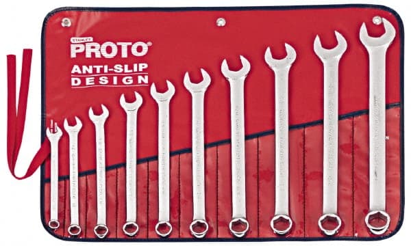 Combination Wrench Set: 10 Pc, Inch MPN:J1200GHASD