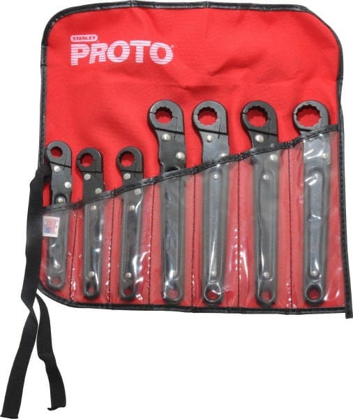 Flare Nut Wrench Set: 7 Pc, Inch MPN:J3800A