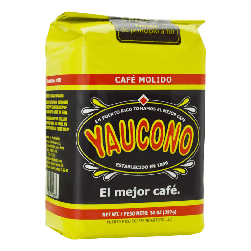 Yaucono Ground Coffee, Medium Roast, 14 Oz Per Bag (Min Order Qty 8) MPN:747