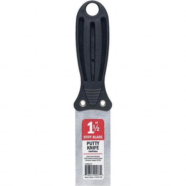 Joint & Putty Knife: Stainless Steel, 1-1/2