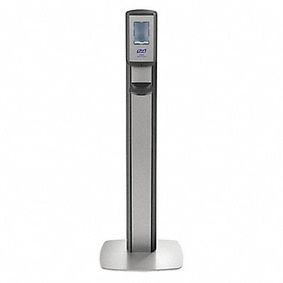 Hand Sanitizer Dispenser Floor Mount MPN:7518-DS-SLV