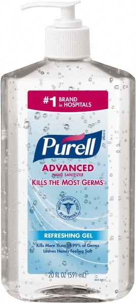 PURELL Advanced Hand Sanitizer Refreshing Gel for Workplaces, Clean Scent, 20 fl oz Pump Bottle MPN:3023-12