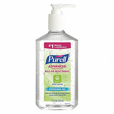 Hand Sanitizer Bottle Gel MPN:3691-12