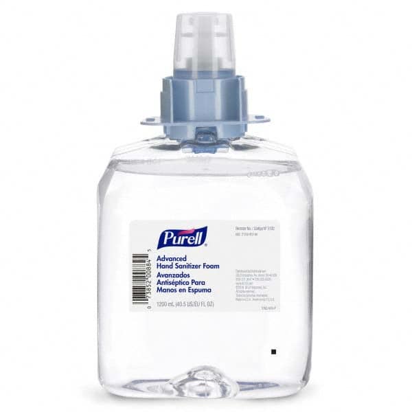 Hand Sanitizer: Foam, 1200 mL, Dispenser Refill MPN:5192-04