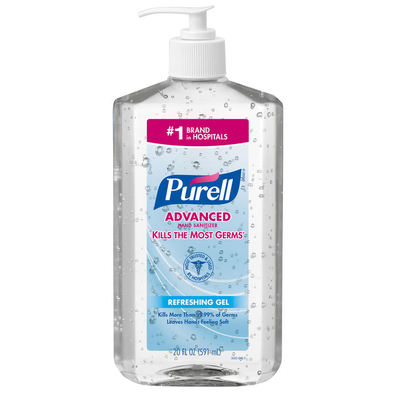 PURELL Advanced Hand Sanitizer Refreshing Gel for Workplaces, Clean Scent, 20 fl oz Pump Bottle - 3023-12 (Min Order Qty 5) MPN:GOJ302312EA