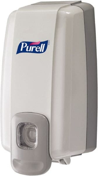 PURELL NXT Push-Style SPACE SAVER Sanitizer Dispenser, for 1000 mL PURELL NXT Sanitizer Refills, Dove Grey MPN:2120-06