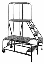 Steel Rolling Ladder: 2 Step MPN:2SWP2428