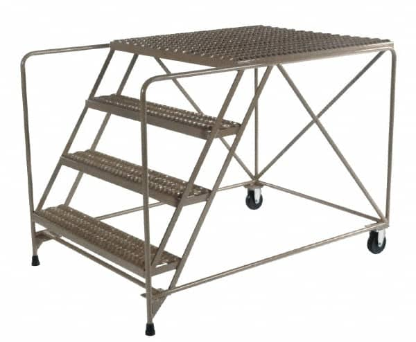 3-Step Steel Platform: 600 lb Capacity, 24