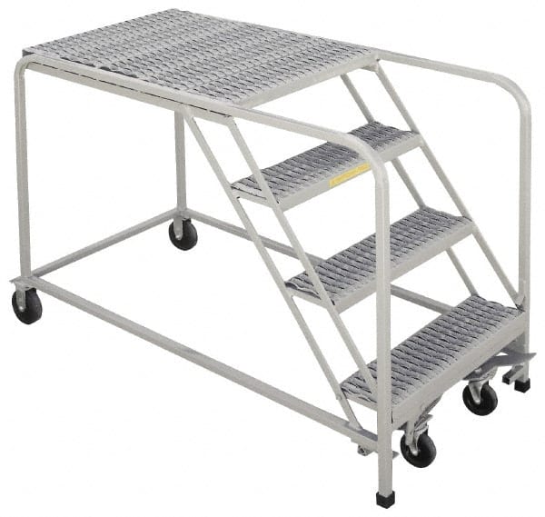 3-Step Steel Platform: 500 lb Capacity, 24