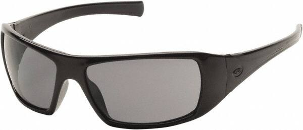 Safety Glass: Anti-Fog & Scratch-Resistant, Polycarbonate, Gray Lenses, Full-Framed, UV Protection MPN:SB5620DT