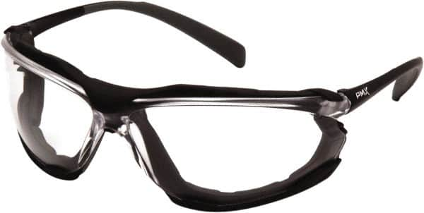 Safety Glass: Anti-Fog & Scratch-Resistant, Polycarbonate, Clear Lenses, Full-Framed, UV Protection MPN:SB9310ST