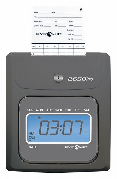 Auto Aligning Time Clock Mechanical LCD MPN:2650