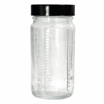 Beaker Bottle 120mL Glass Wide PK24 MPN:GLC-01499