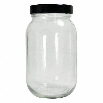 Precleaned Bottle 240mL Glass Wide PK24 MPN:GLC-01780