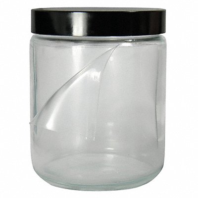 Safety Coated Jar 240mL Glass Wide PK24 MPN:GLC-02242