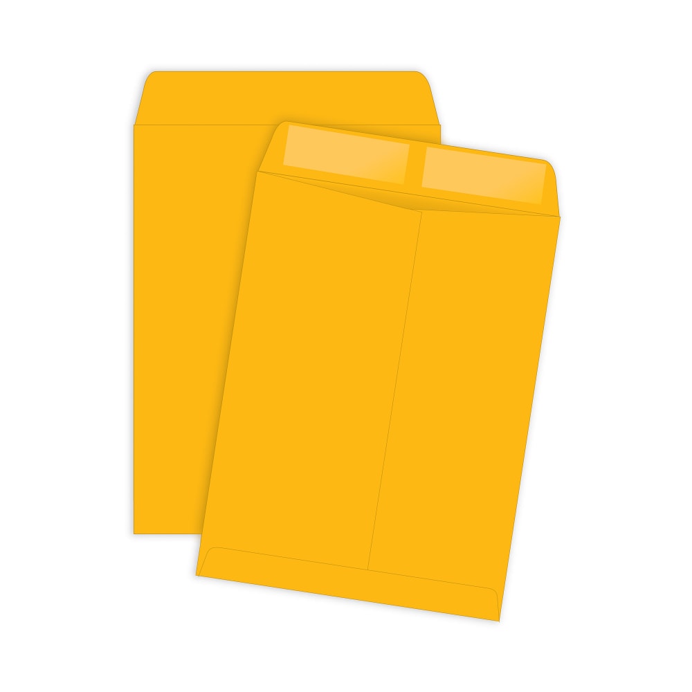 Quality Park Catalog Envelopes, Gummed Closure, 6in x 9in, Brown, Box Of 500 (Min Order Qty 2) MPN:40765