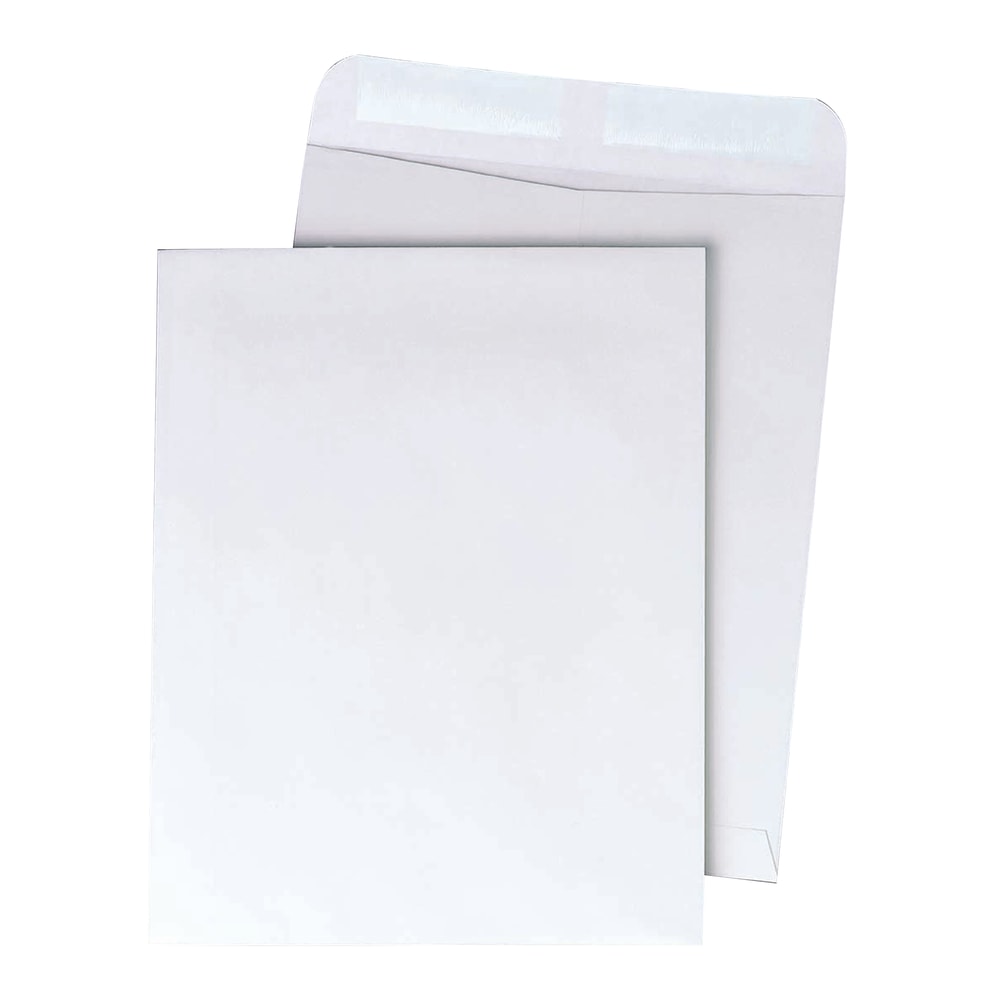 Quality Park Catalog Envelopes With Gummed Closure, 9in x 12in, White, Box Of 250 (Min Order Qty 2) MPN:41488