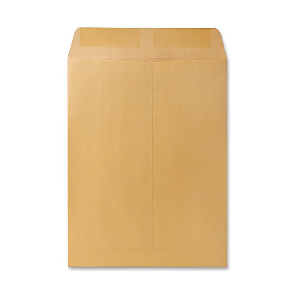 Quality Park 9 1/2in x 12 1/2in Catalog Envelopes, Gummed Seal, Brown, Box Of 250 (Min Order Qty 2) MPN:41565