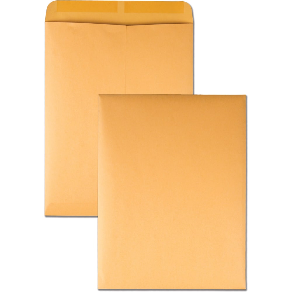 Quality Park  10in x 10in Catalog Envelopes, Gummed Seal, Brown, Box Of 250 MPN:41665